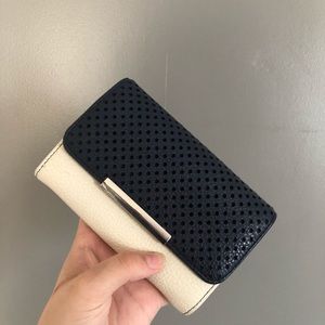 Blue and White wallet